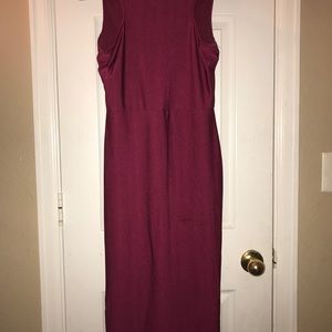 Burgundy Stretch dress